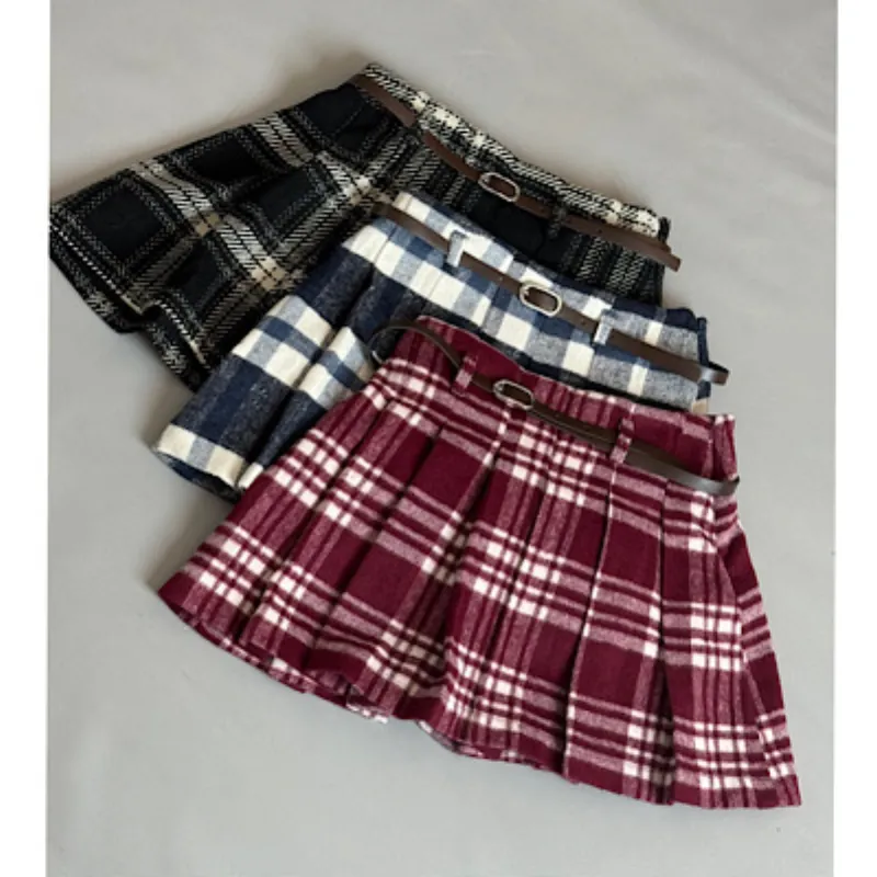 دامن چهار خونه پاییزه